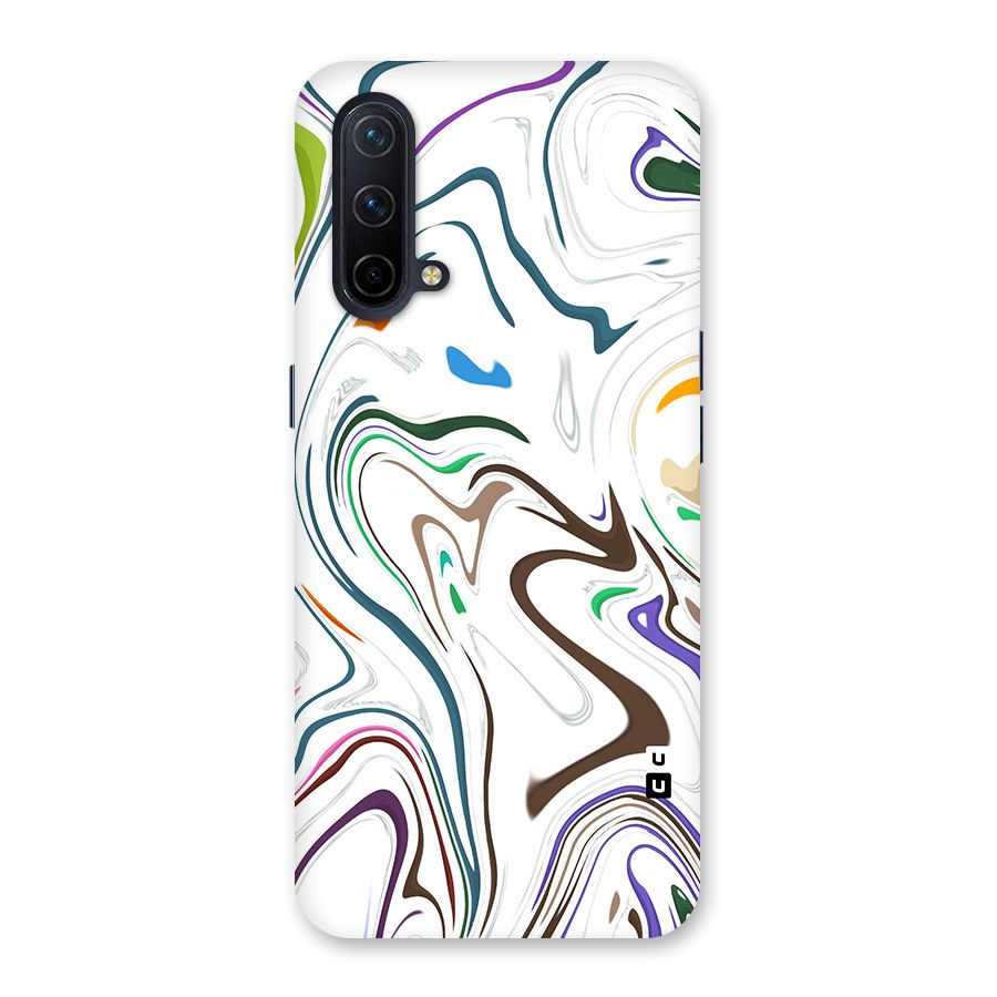 Marbled Printed Art Glass Back Case for OnePlus Nord CE 5G