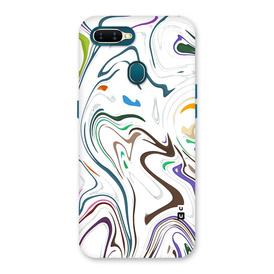 Marbled Printed Art Back Case for Oppo A12s