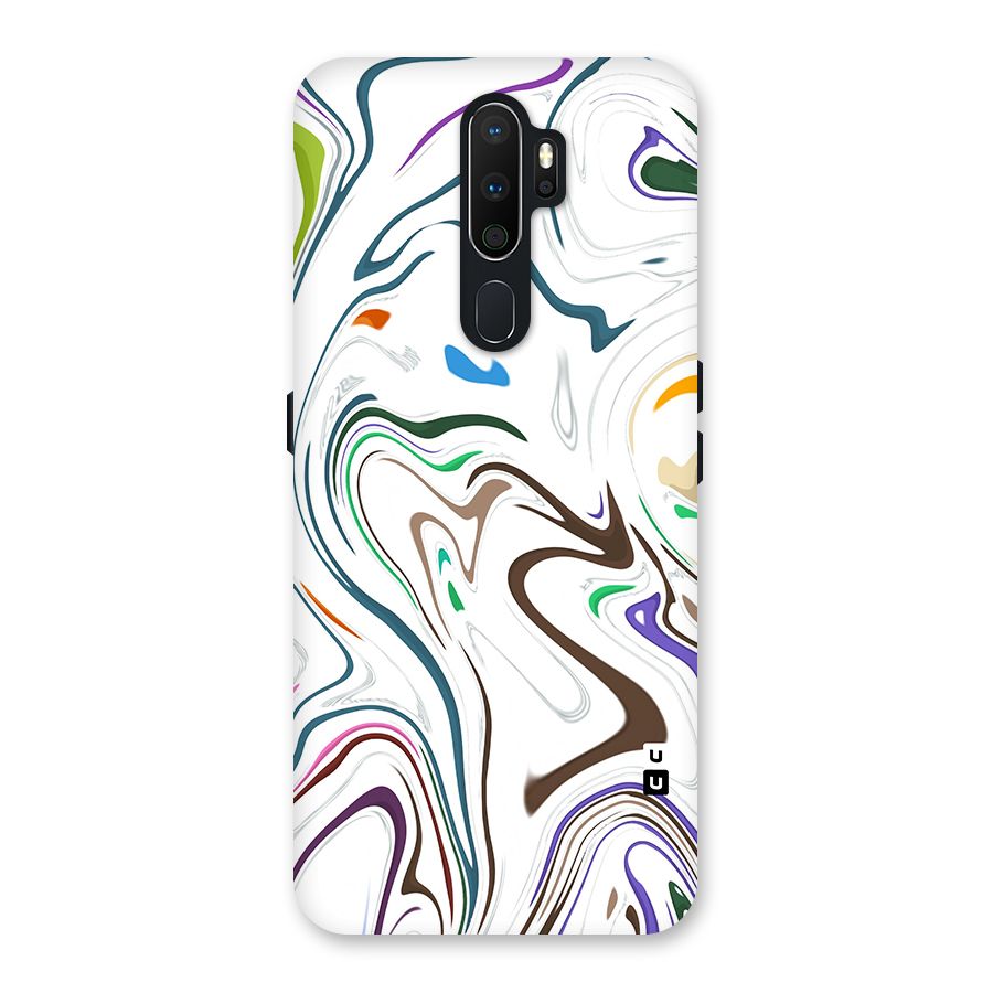 Marbled Printed Art Back Case for Oppo A5 (2020)