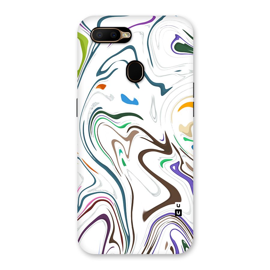 Marbled Printed Art Back Case for Oppo A5s