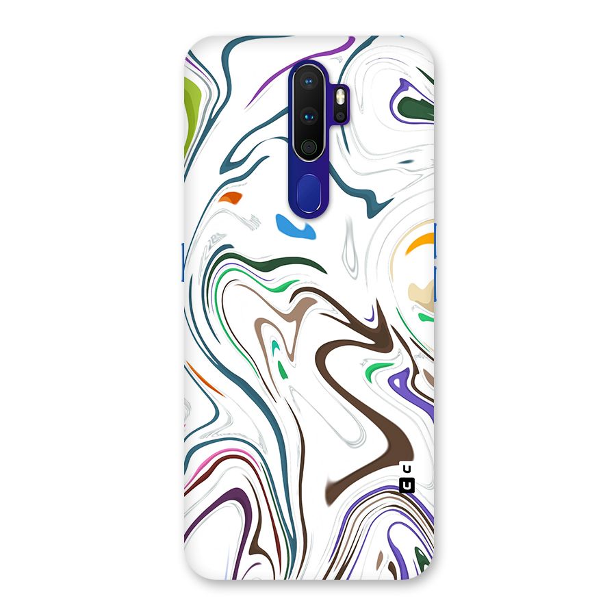 Marbled Printed Art Back Case for Oppo A9 (2020)