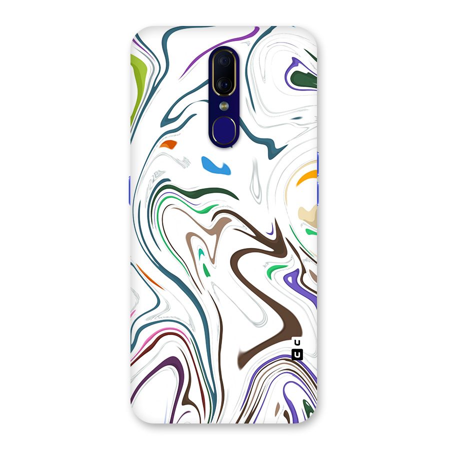 Marbled Printed Art Back Case for Oppo F11