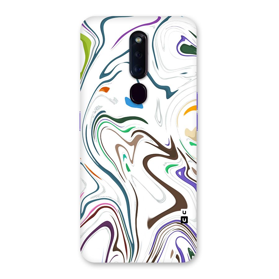 Marbled Printed Art Back Case for Oppo F11 Pro