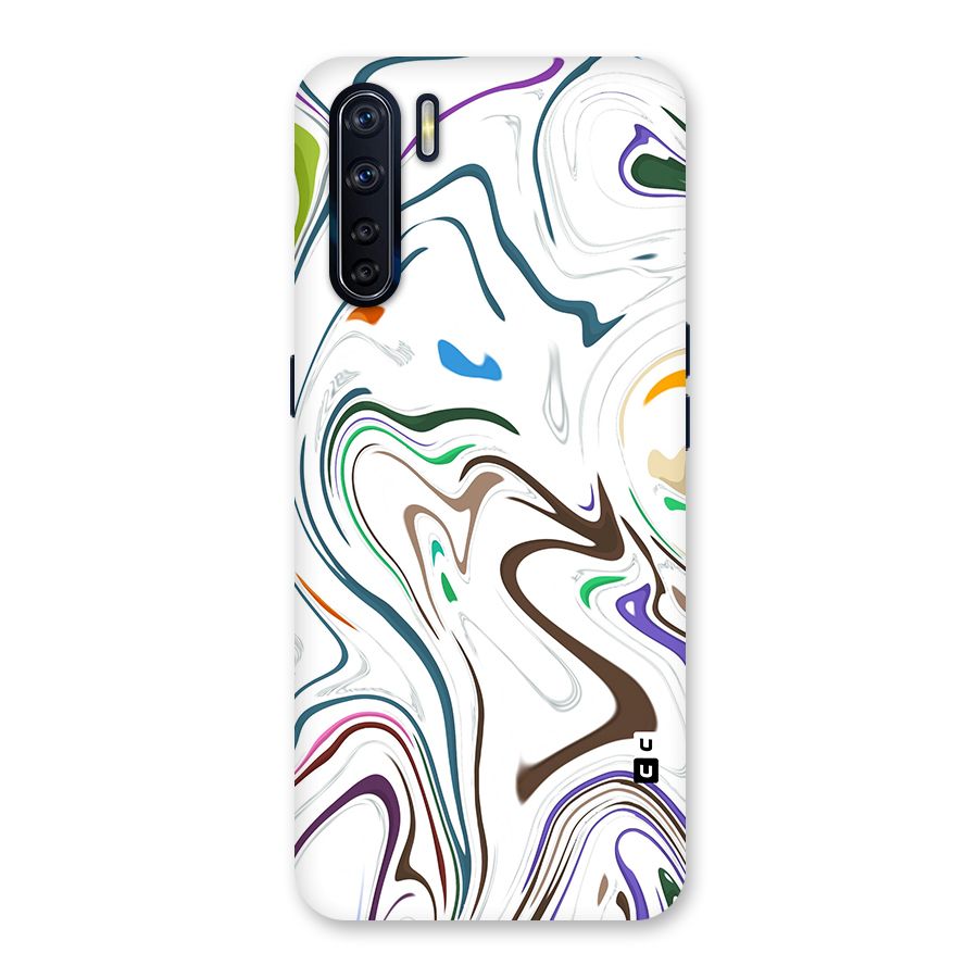 Marbled Printed Art Back Case for Oppo F15