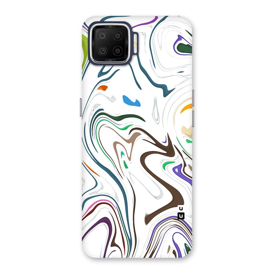 Marbled Printed Art Back Case for Oppo F17