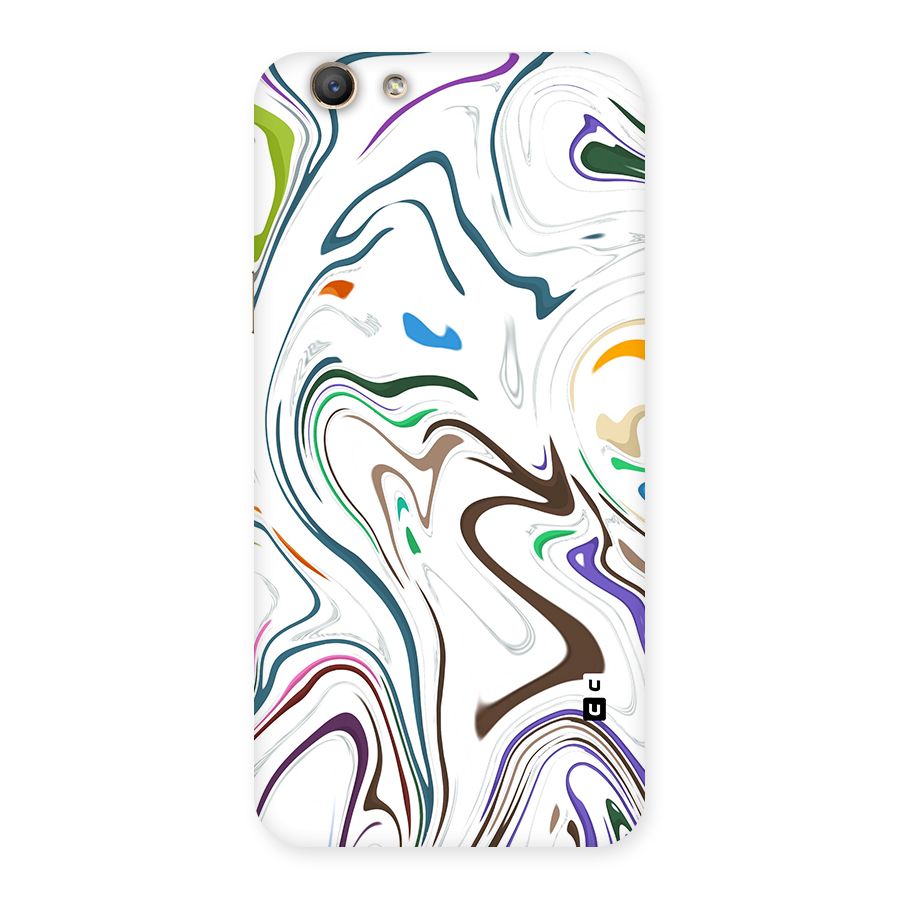 Marbled Printed Art Back Case for Oppo F1s