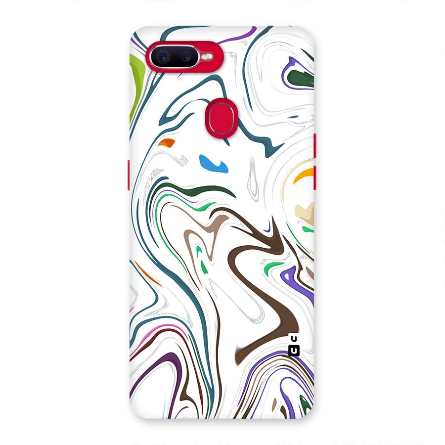 Marbled Printed Art Back Case for Oppo F9 Pro