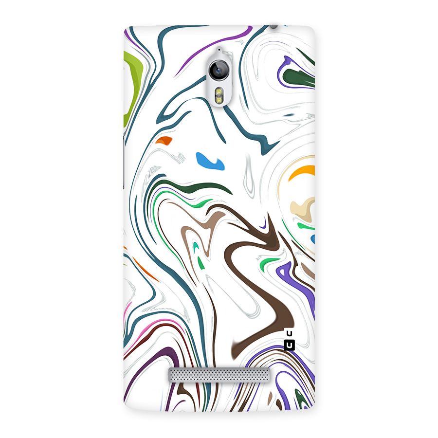 Marbled Printed Art Back Case for Oppo Find 7