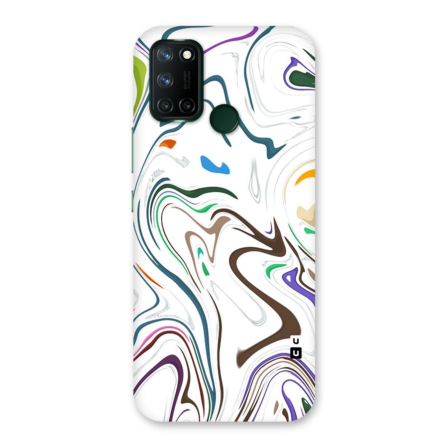 Marbled Printed Art Back Case for Realme 7i