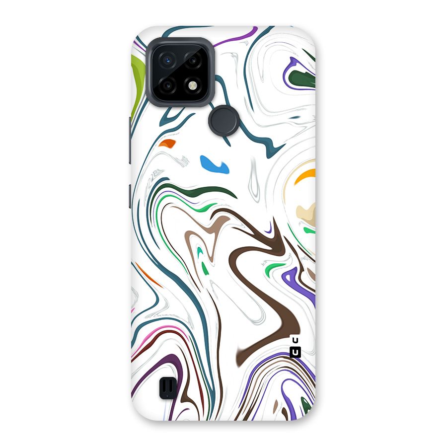 Marbled Printed Art Back Case for Realme C21