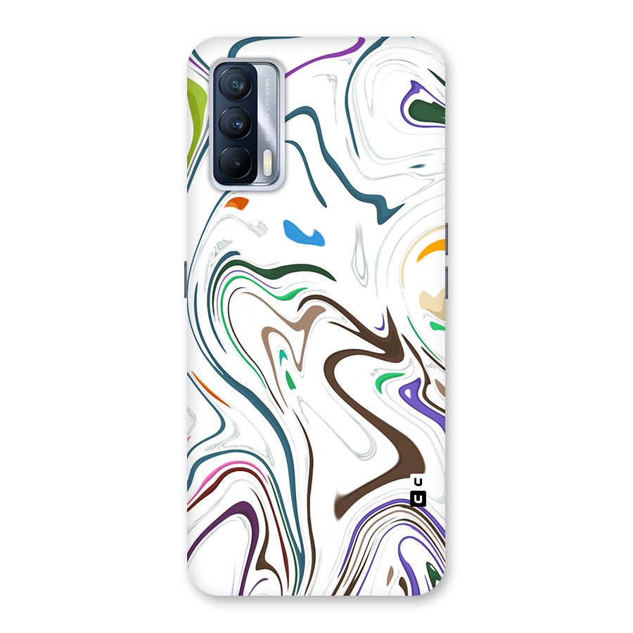 Marbled Printed Art Back Case for Realme X7