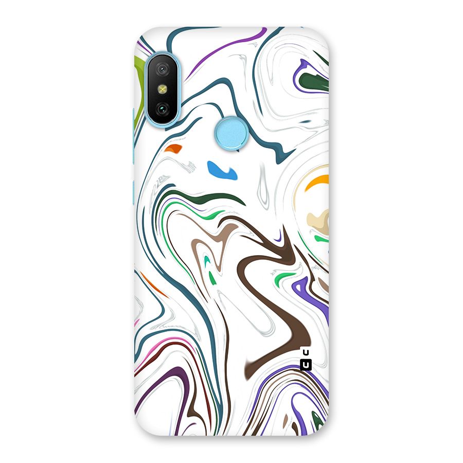 Marbled Printed Art Back Case for Redmi 6 Pro