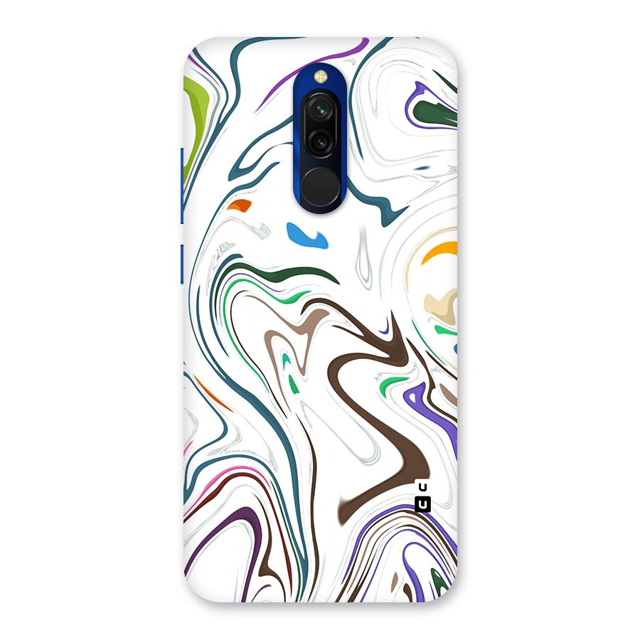 Marbled Printed Art Back Case for Redmi 8