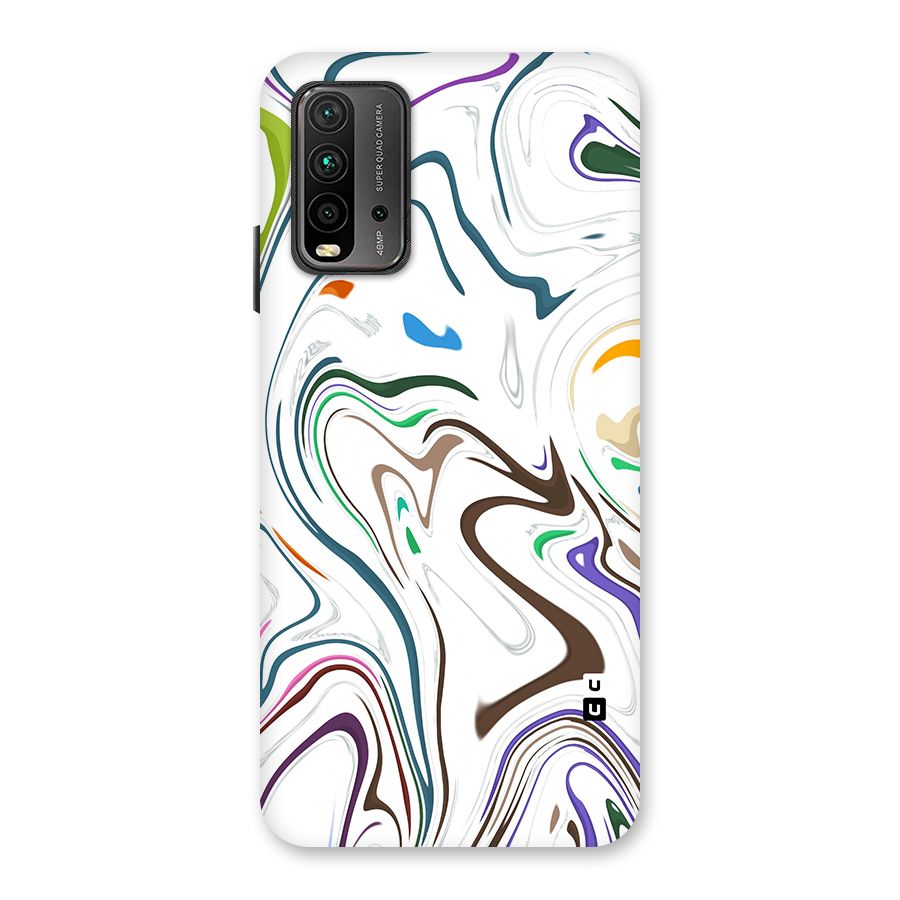 Marbled Printed Art Back Case for Redmi 9 Power