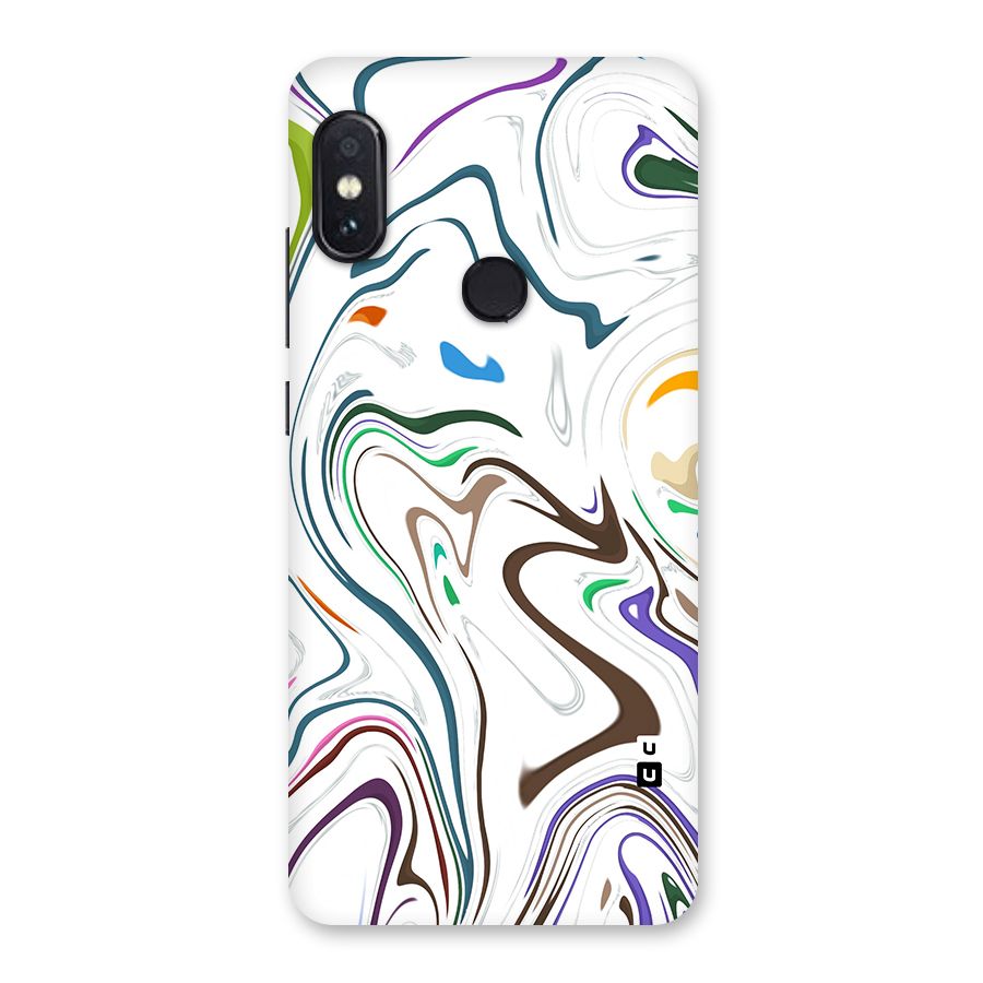 Marbled Printed Art Glass Back Case for Redmi Note 5 Pro