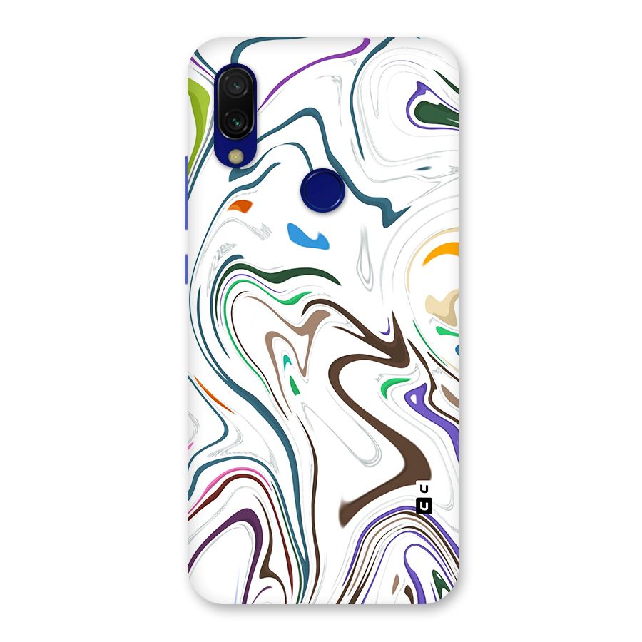 Marbled Printed Art Back Case for Redmi Y3