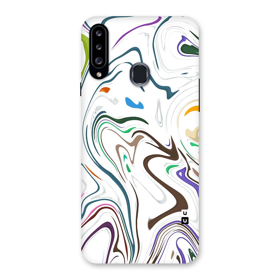 Marbled Printed Art Back Case for Samsung Galaxy A20s
