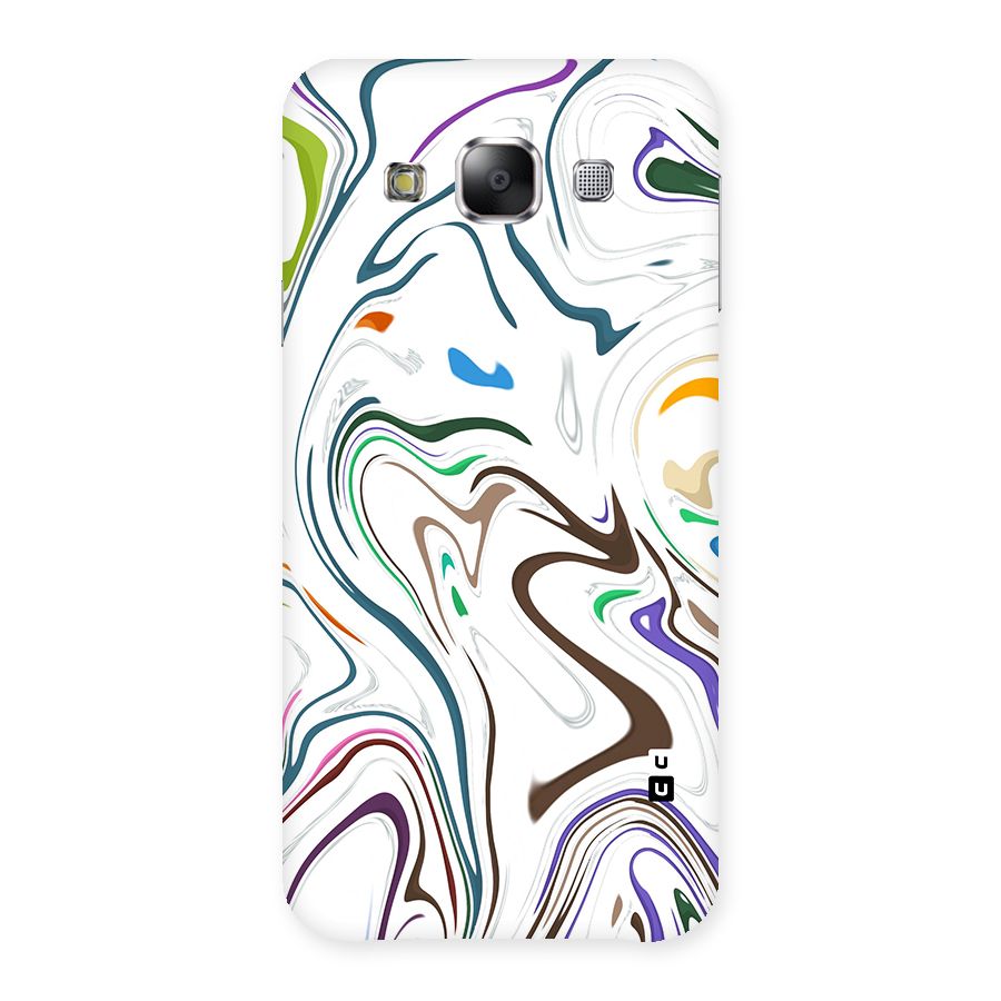 Marbled Printed Art Back Case for Samsung Galaxy E5