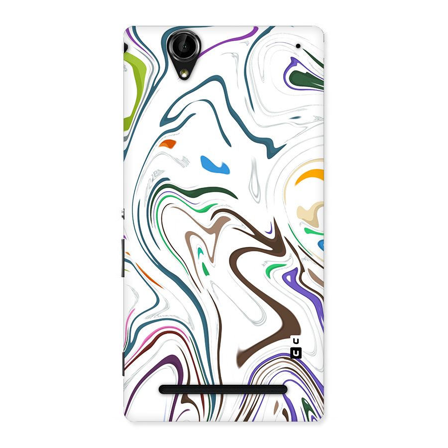 Marbled Printed Art Back Case for Sony Xperia T2