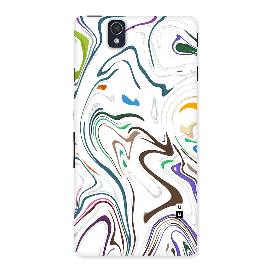 Marbled Printed Art Back Case for Sony Xperia Z