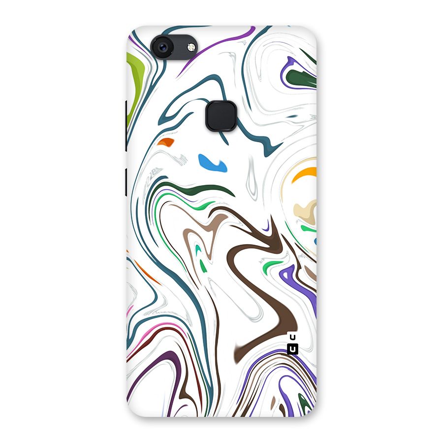 Marbled Printed Art Back Case for Vivo V7 Plus