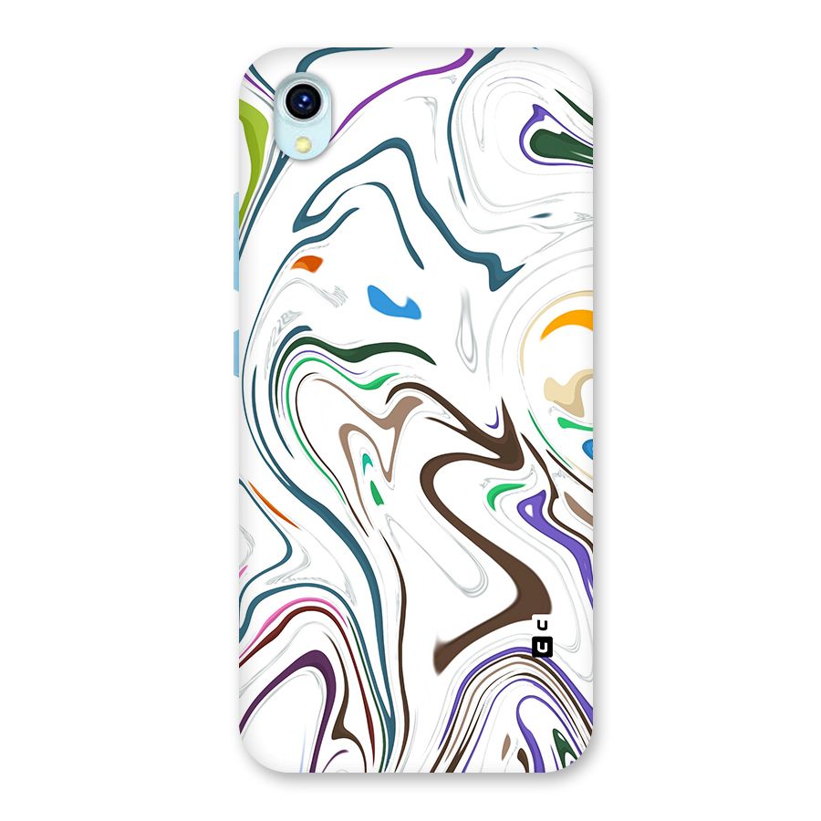 Marbled Printed Art Back Case for Vivo Y1s