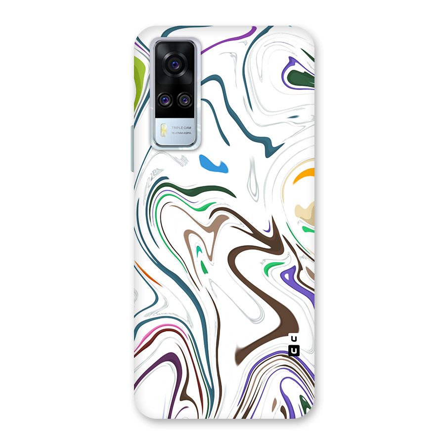 Marbled Printed Art Back Case for Vivo Y31