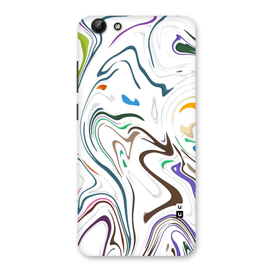 Marbled Printed Art Back Case for Vivo Y69