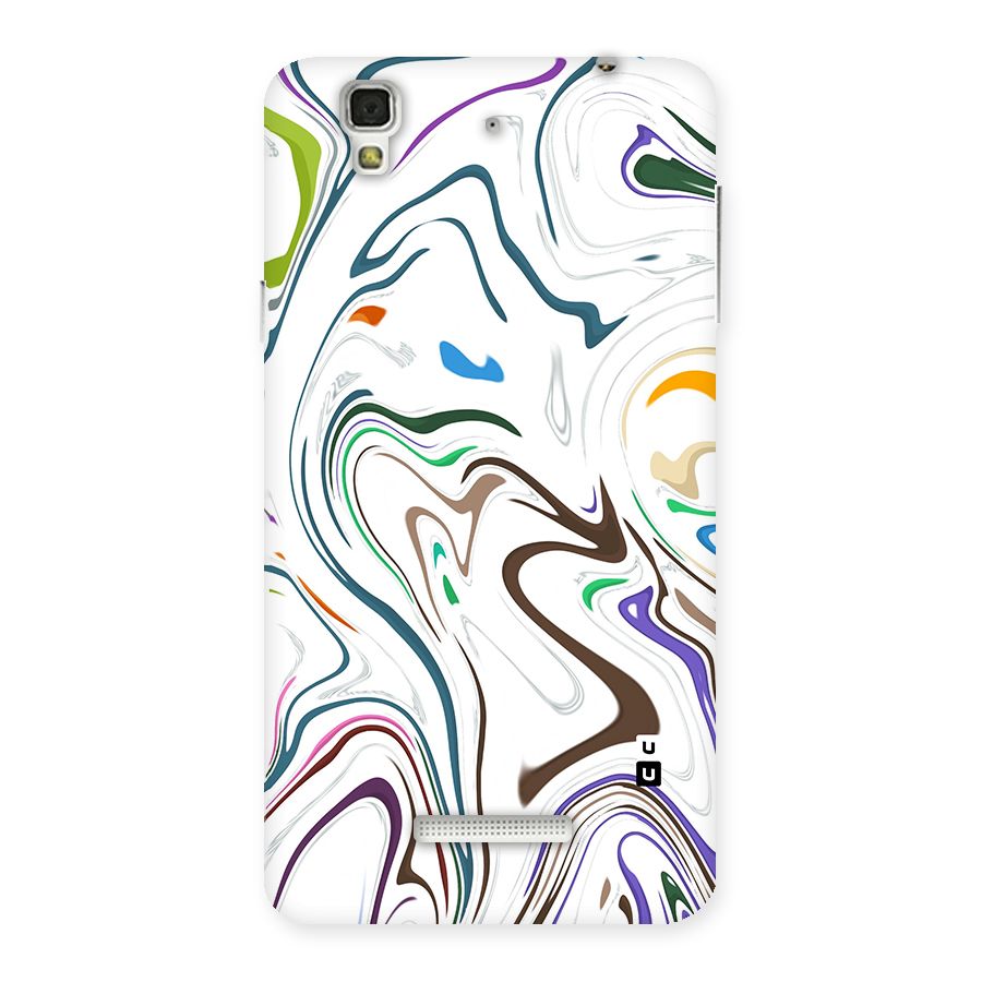 Marbled Printed Art Back Case for YU Yureka Plus