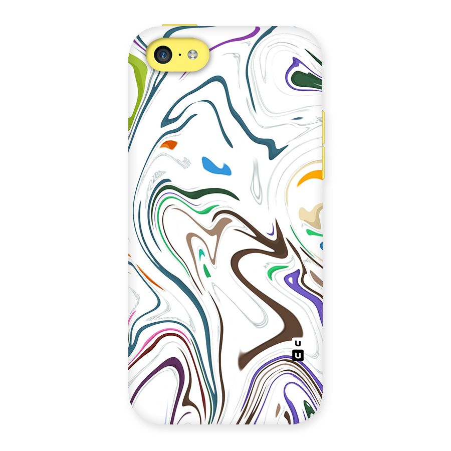 Marbled Printed Art Back Case for iPhone 5C