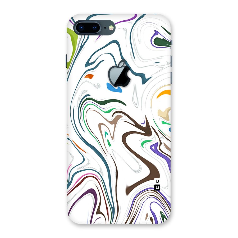 Marbled Printed Art Back Case for iPhone 7 Plus Apple Cut
