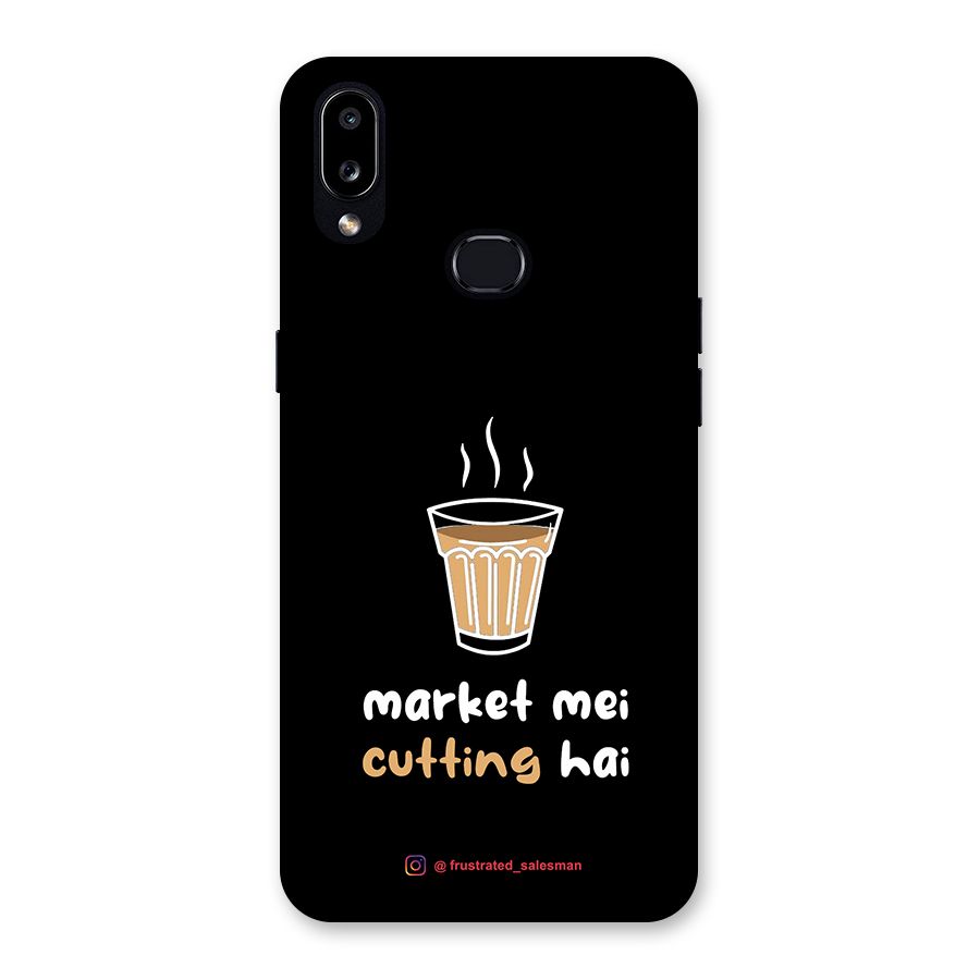 Market Mei Cutting Hai Black Back Case for Galaxy A10s