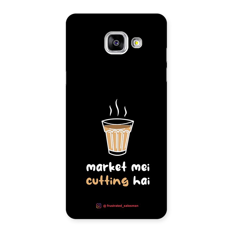 Market Mei Cutting Hai Black Back Case for Galaxy A5 2016
