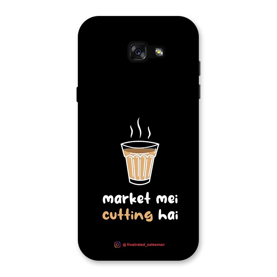 Market Mei Cutting Hai Black Back Case for Galaxy A7 (2017)