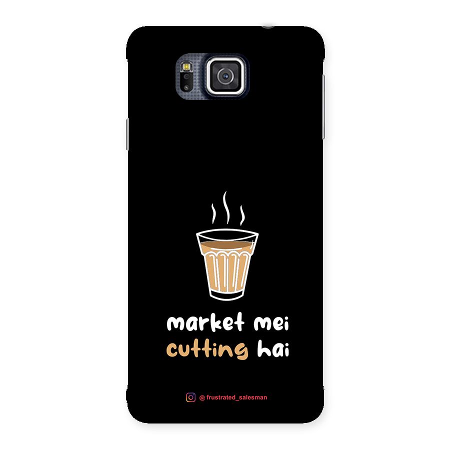 Market Mei Cutting Hai Black Back Case for Galaxy Alpha