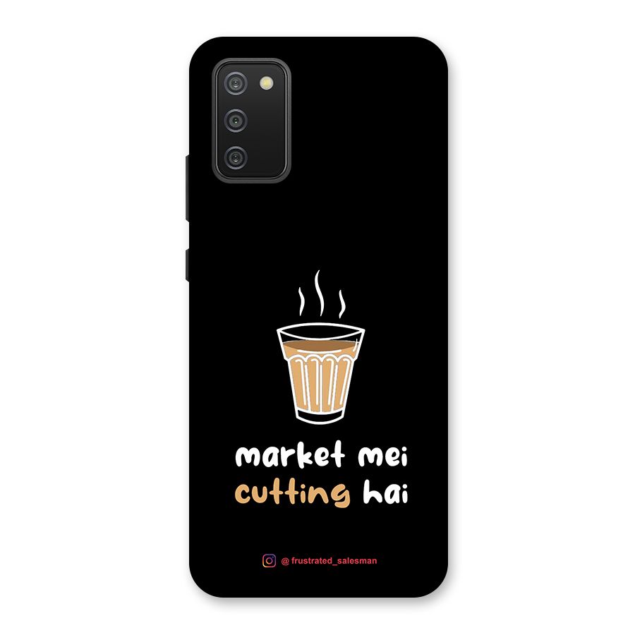 Market Mei Cutting Hai Black Back Case for Galaxy M02s