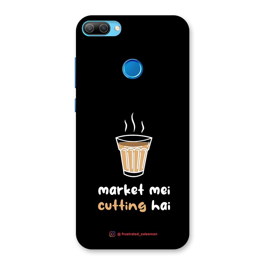 Market Mei Cutting Hai Black Back Case for Honor 9N