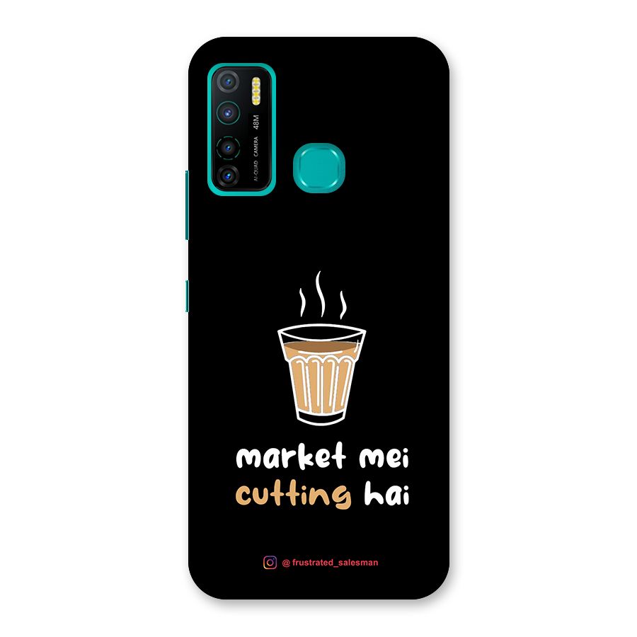 Market Mei Cutting Hai Black Back Case for Infinix Hot 9 Pro