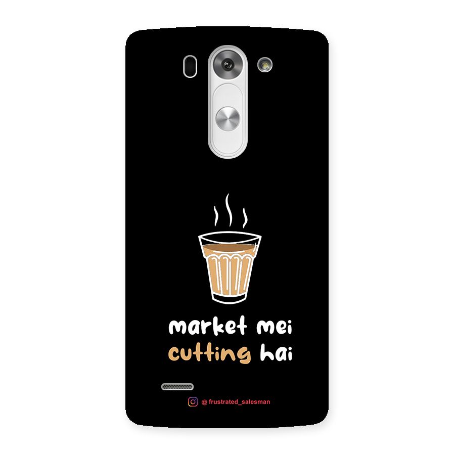 Market Mei Cutting Hai Black Back Case for LG G3 Mini