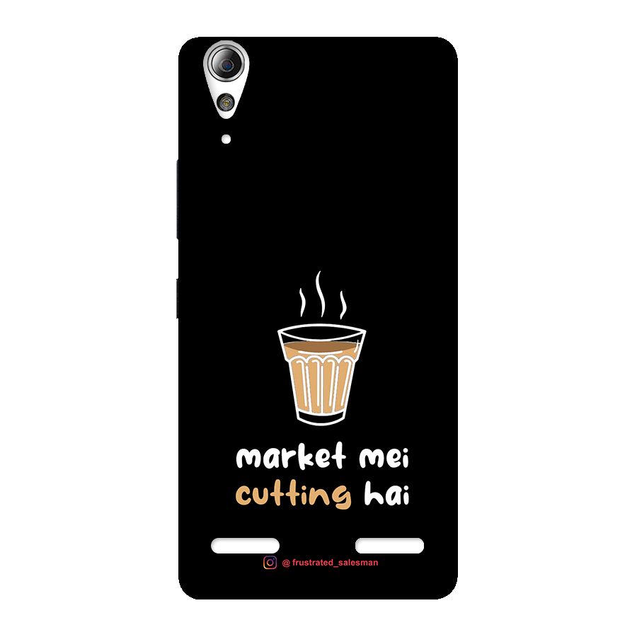 Market Mei Cutting Hai Black Back Case for Lenovo A6000 Plus