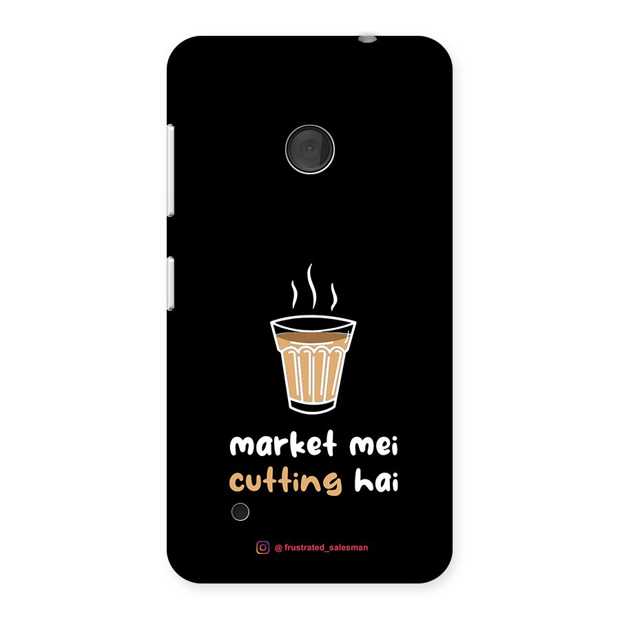 Market Mei Cutting Hai Black Back Case for Lumia 530