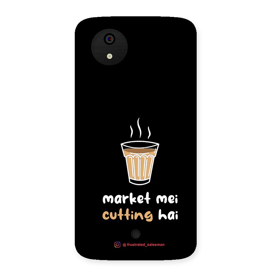 Market Mei Cutting Hai Black Back Case for Micromax Canvas A1
