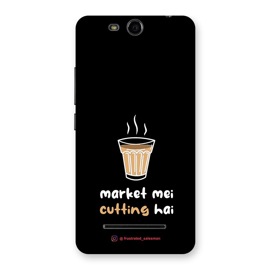 Market Mei Cutting Hai Black Back Case for Micromax Canvas Juice 3 Q392