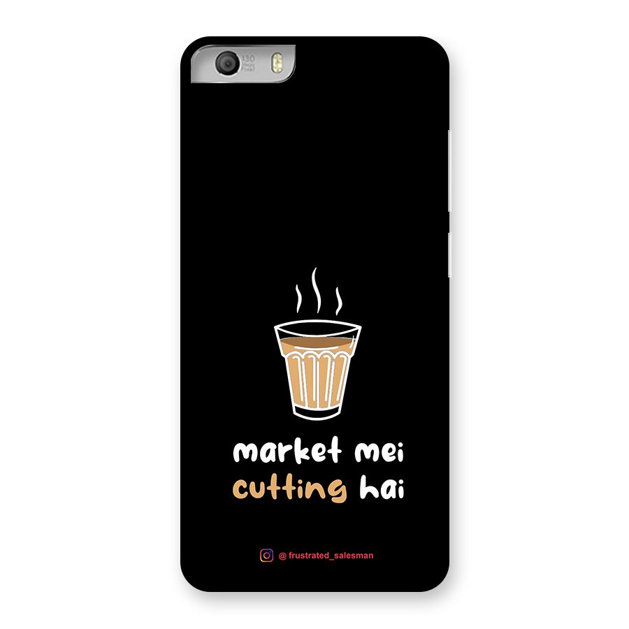 Market Mei Cutting Hai Black Back Case for Micromax Canvas Knight 2
