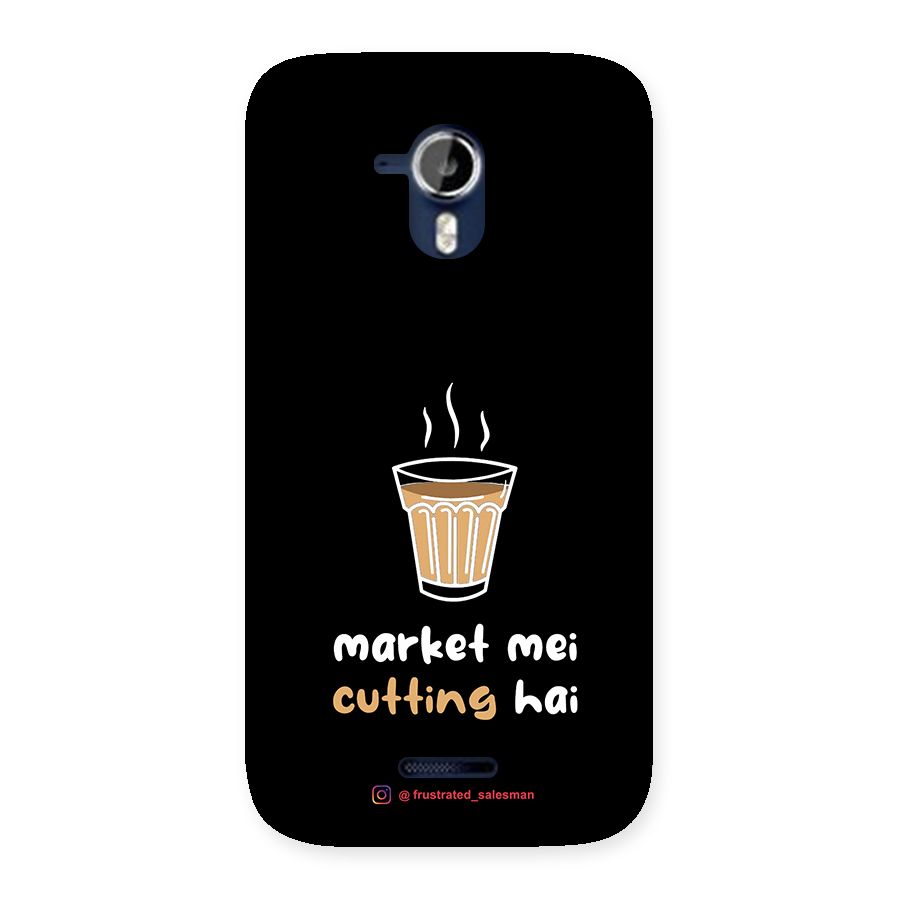Market Mei Cutting Hai Black Back Case for Micromax Canvas Magnus A117