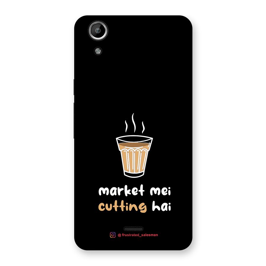 Market Mei Cutting Hai Black Back Case for Micromax Canvas Selfie Lens Q345