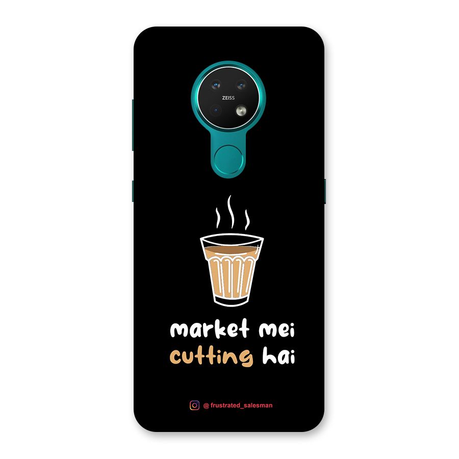 Market Mei Cutting Hai Black Back Case for Nokia 7.2