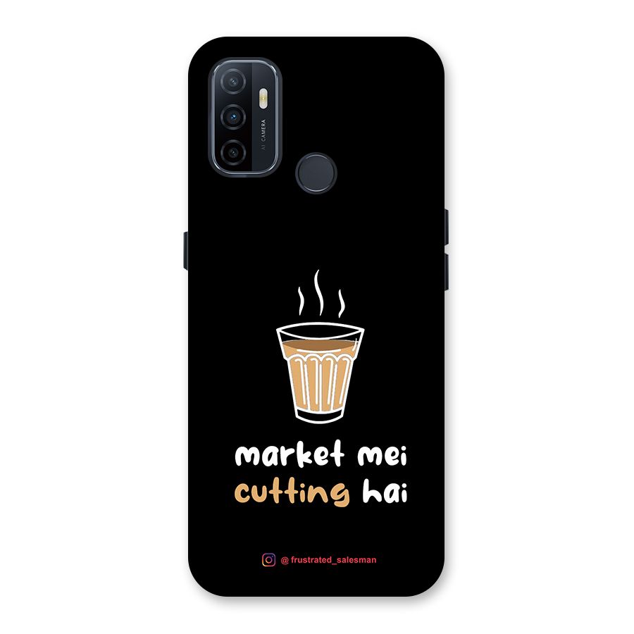 Market Mei Cutting Hai Black Back Case for Oppo A32