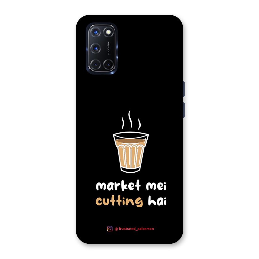 Market Mei Cutting Hai Black Back Case for Oppo A52