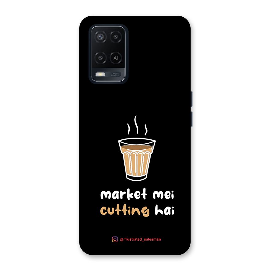 Market Mei Cutting Hai Black Back Case for Oppo A54